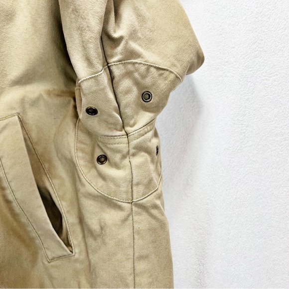 IZOD Vintage Chore Coat Barn Jacket Mens Size Large Western Field Canvas Utility - Picture 3 of 16